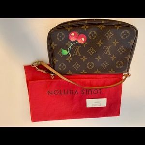 Louis Vuitton cherry clutch